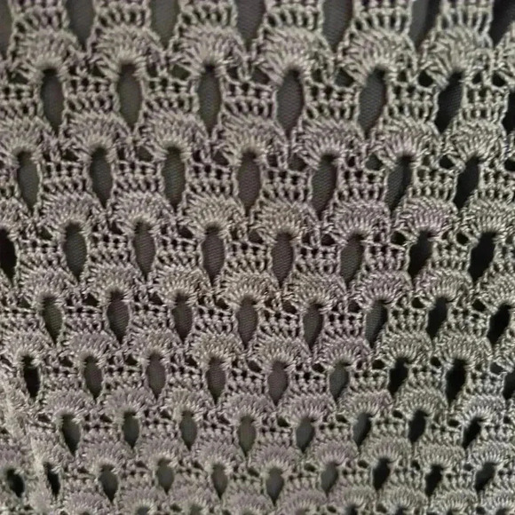 Aritzia Grey Daiquiri Crochet  Dress Size Small - Picture 4 of 10